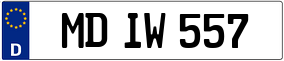 Truck License Plate